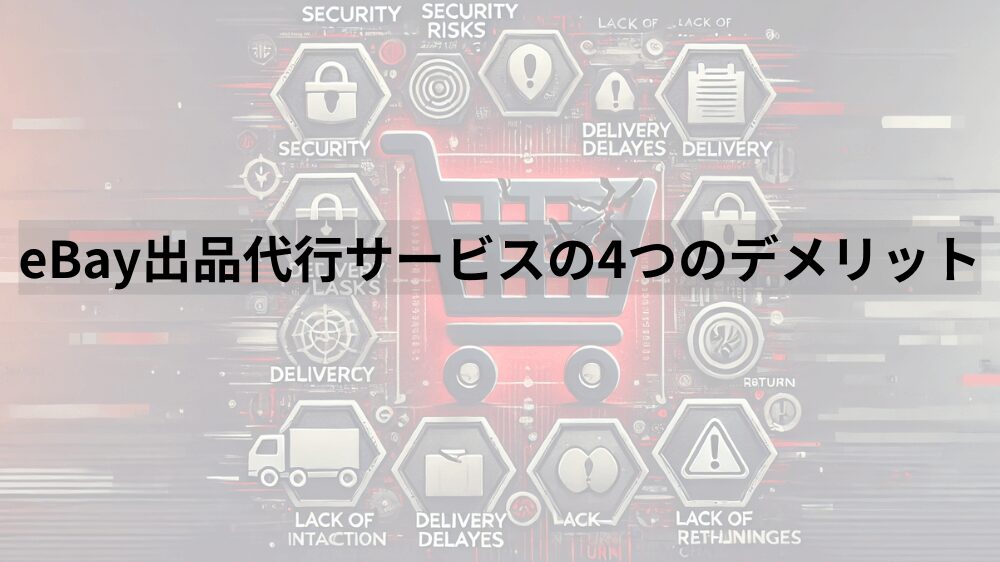 eBay出品代行サービスの4つのデメリット