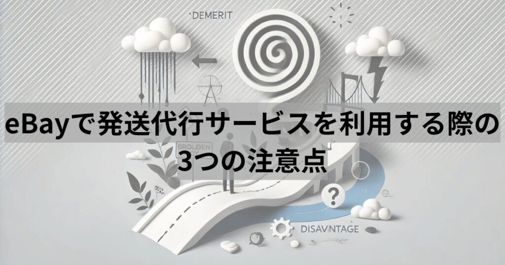 eBayで発送代行サービスを利用する際の3つの注意点