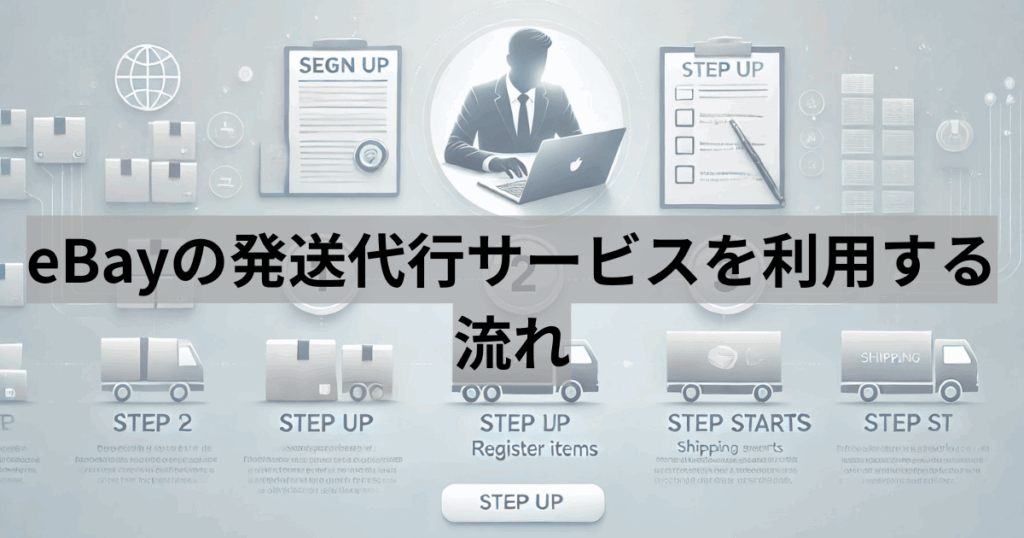 eBayの発送代行サービスを利用する流れ